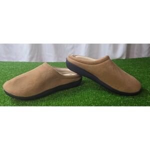 Tru Gel Miracle Slippers Men's XL Brown Gel Insoles Comfortable New w/o Box